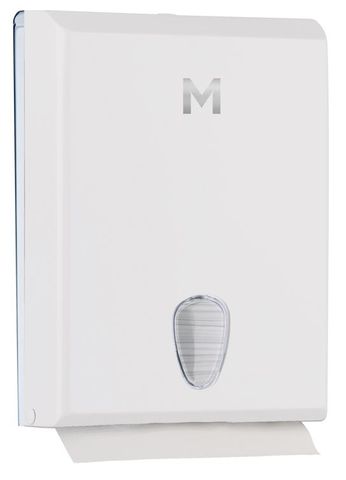 M Compact Towel Dispenser - White, 600 Sheet Capacity