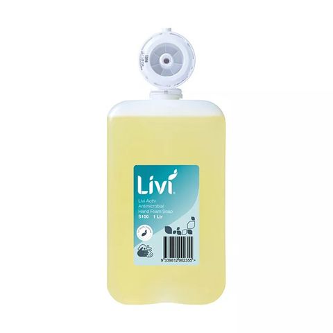 Livi Active Antimicrobial Foaming Hand Soap 1Litre