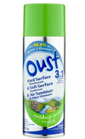 Oust 3 In1 Outdoor Scent Surface & Air Sanitiser 325g