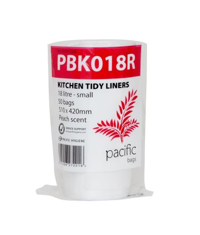 RUBPBK018R Kitchen Tidy / Bin Liners on roll Small18 ltr 50per Roll