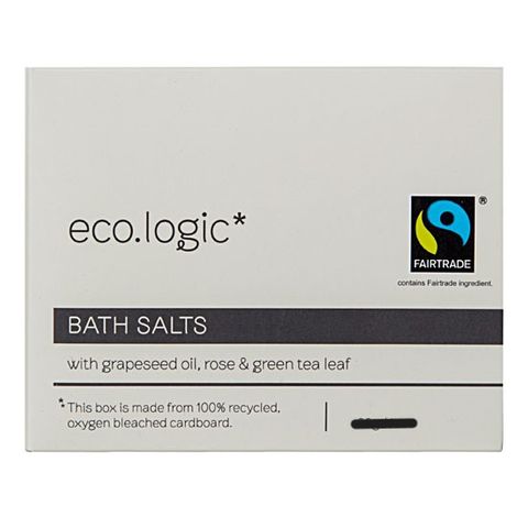 Healthpak Eco.logic Fairtrade Grapeseed & Green Tea Bath Salts Bag 25gm x 26
