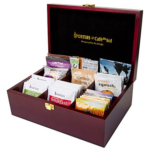 Healthpak Wooden Tea and Coffee Beverage Display Box