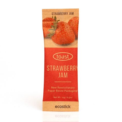 Healthpak Toast Strawberry Jam Ecostick  x 100 per Ctn