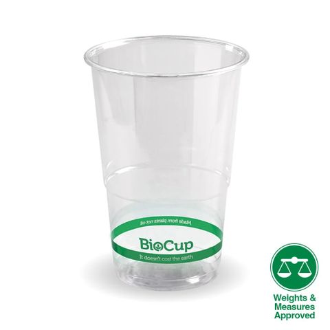 Biopak 280ml Clear BioCup 100 units per slve