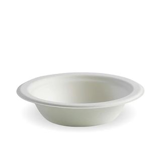 Biopak 390ml / 12oz White Plant Fibre BioBowl 125 units per slve