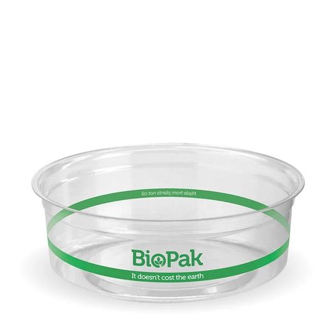 Biopak 240ml Clear BioBowl  50 units per slve