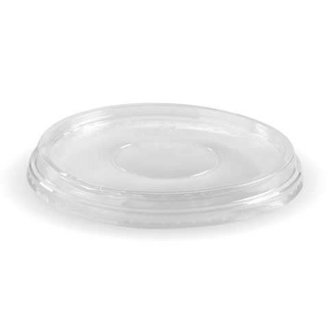 Biopak 600 -700ml Clear Wide BioBowl Lid 50 units per slve