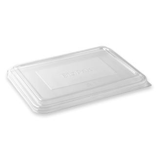 Biopak 2 & 3-Compartment Clear RPET Takeaway Lid 125 units per slve