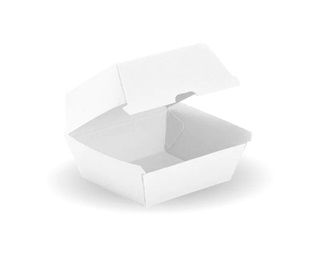 Biopak Burger Biopoard White Box 50 units per slve