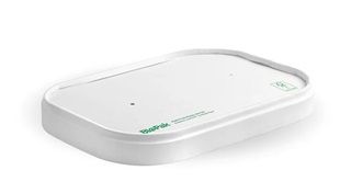 EBB-LBL-PAPER-W Biopak 500-1,000ml White Paper BioBoard Takeaway Lid 25 units pe
