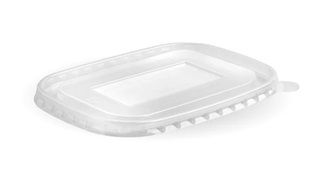 Biopak 500-1,000ml PP BioBoard Takeaway Lid 50 units per slve