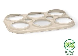 Biopak 6-Pack Plant Fibre Beer Ring Holder 125 units per slve