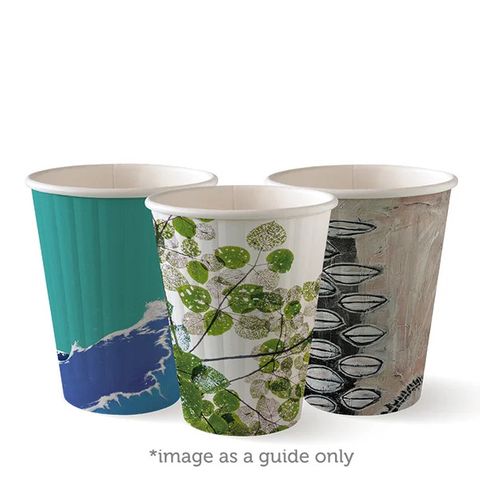 Biopak Biocup Art Series Double Wall Cup 295ml (8oz) 50 units per slve