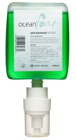 CTPAB1000 Pacific Hygiene Ocean Foam Hand Soap Antibacterial 1L