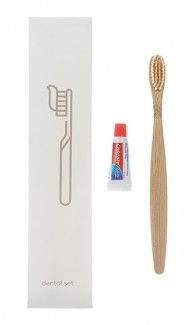 Healthpak Rockstock Bamboo Toothbrush & Paste 125 units per ctn