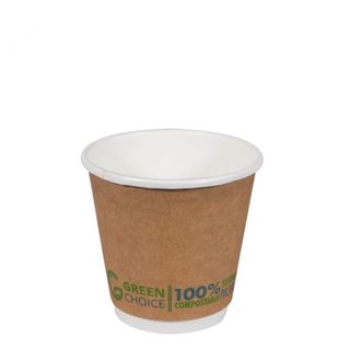 Green Choice Double Wall Cup 8oz 25 per sleeve