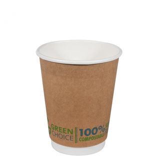 Green Choice Double Wall Cup 12oz 25 per sleeve