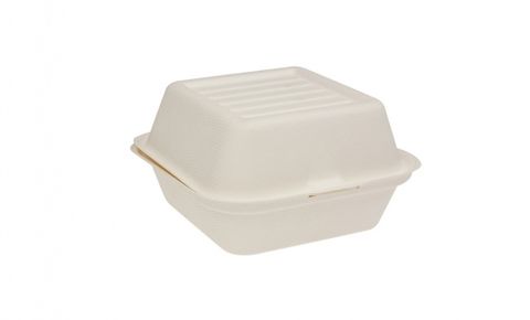 FT1500-203 Green Choice Sugar Cane Burger Box 50 units per slve