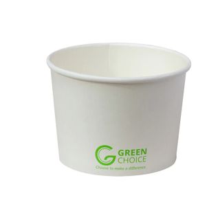 FT1500-153 Green Choice Single Wall Soup Bowl PLA-16oz 25 units per slve