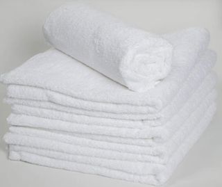 Shuttleless Spa Towel 530gsm White Borderless