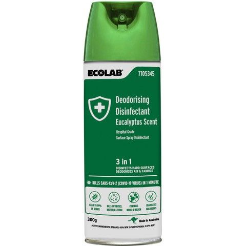 AC7105345 Ecolab Deodorising Disinfectant Eucalyptus Hospital Grade 300g