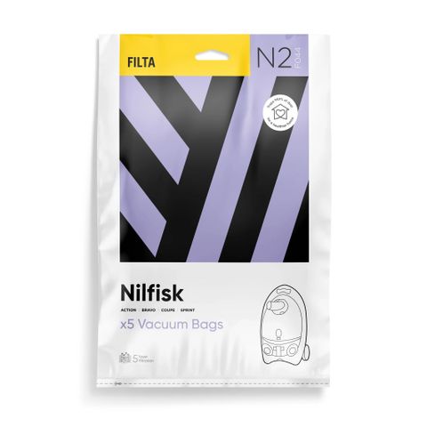 Filta Nilfisk Sprint/Vac Pac - Vacuum Bags 5Pk