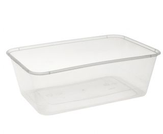 FT900-125 Emperor 750ml  Rectangular Food Containers BS750 50 units per slve