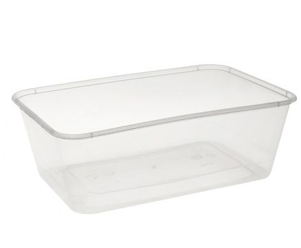 Uni-chef 750ml  Rectangular Food Containers BS750 50slve