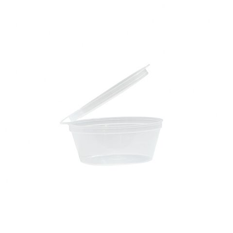 FT900-097 Emperor 35ml Sauce / Portion Cup with Lid Attached  TCC035 50 units pe