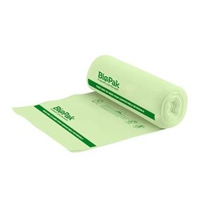 Biopak 8L Bioplastic Bags( HOME COMPOSTABLE) 25 units per slve