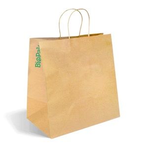 Biopak Jumbo Twist Handle Kraft Paper Bag ea