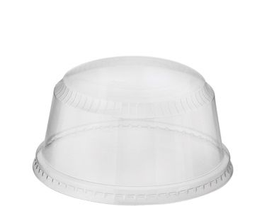 MPM Tall P.E.T. Dome Dessert Cup Lid 50 units per slve