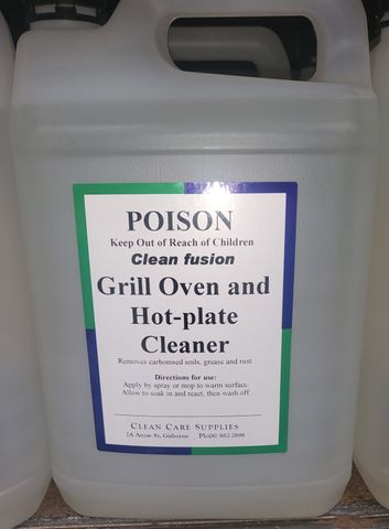 SC-GRILL05 Supreme Grunt Clean Fusion Oven and Grill Cleaner - 5 Ltr