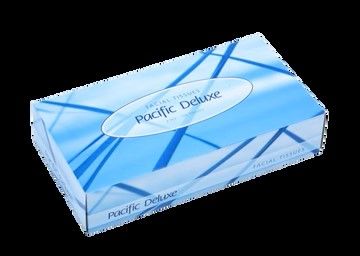 CTPDF100 Pacific Hygiene Deluxe 2ply Facial Tissue 100 per pk