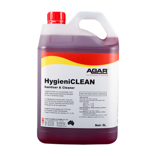 AGAR HYGIENICLEAN FOOD GRADE CLEANER AND SANITISER 5L