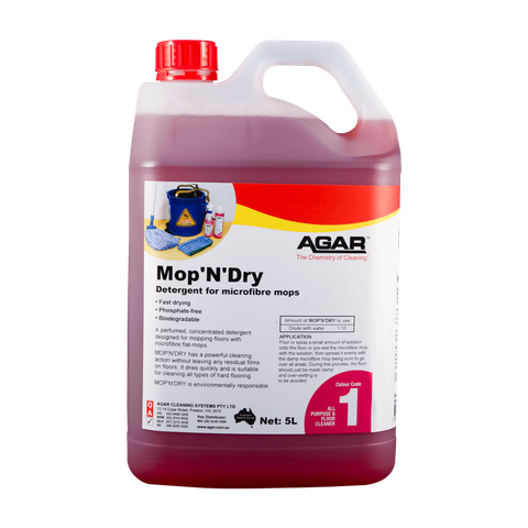 AGAR MOP N DRY DETERGENT 5LT