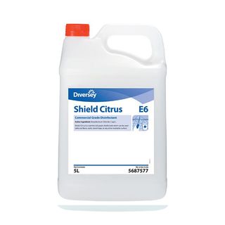 DIVERSEY SHIELD CITRUS E6 COMMERCIAL GRADE DISINFECTANT 2X5L