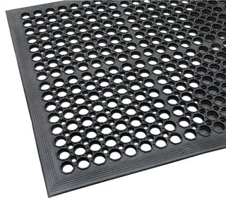 MATTEK SAFETY CUSHION MAT BLACK 90CM X150CM