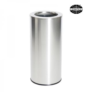 COMPASS STAINLESS STEEL TIDY BIN 45L