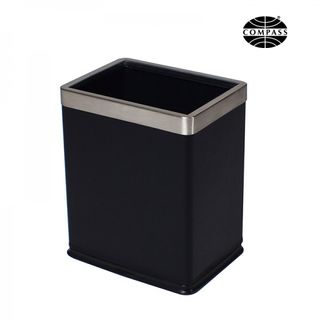 COMPASS RECTANGULAR BLACK BIN WITH LINER 8L