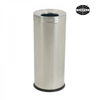 COMPASS STAINLESS STEEL TIDY BIN 28L