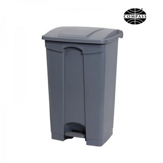 COMPASS GREY PEDAL BIN 68L