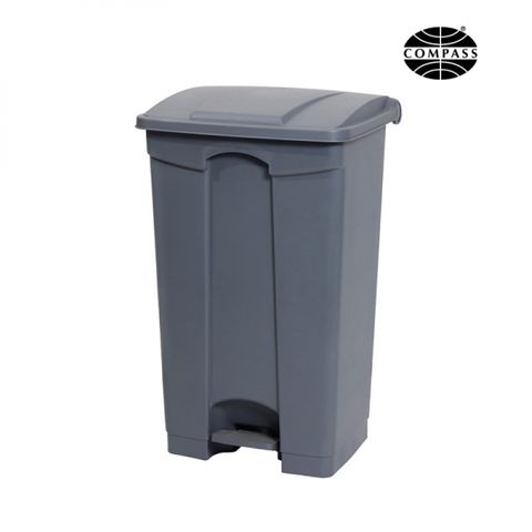 COMPASS GREY PEDAL BIN 68L