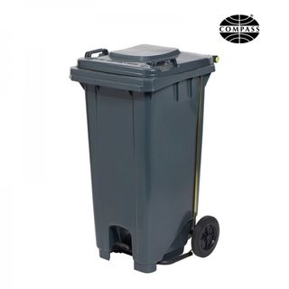 COMPASS WHEELIE BIN WITH PEDAL 120L