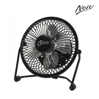 Nero USB Powered Mini Desk Fan 10cm