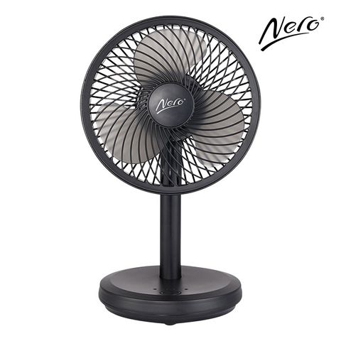 Nero 13cm Black USB Desk Fan