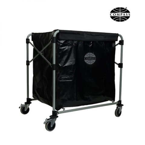 Compass Laundry Cart Collapsible with Vinyl Bag (300L)