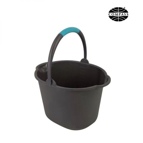 Grey Plastic Bucket 11L