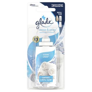 GLADE SPRAY CL LIN REFILL 12G CTN OF 7