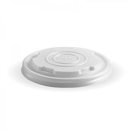 BIOPAK BIOBOWL PLA LID WHITE 8OZ 50/ PK